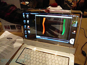 Samsung Transparent Laptop