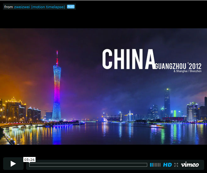 Time Lapsed China Tour Video